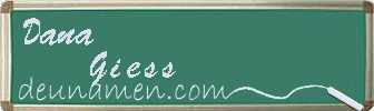 Dana Giess Visitenkarte